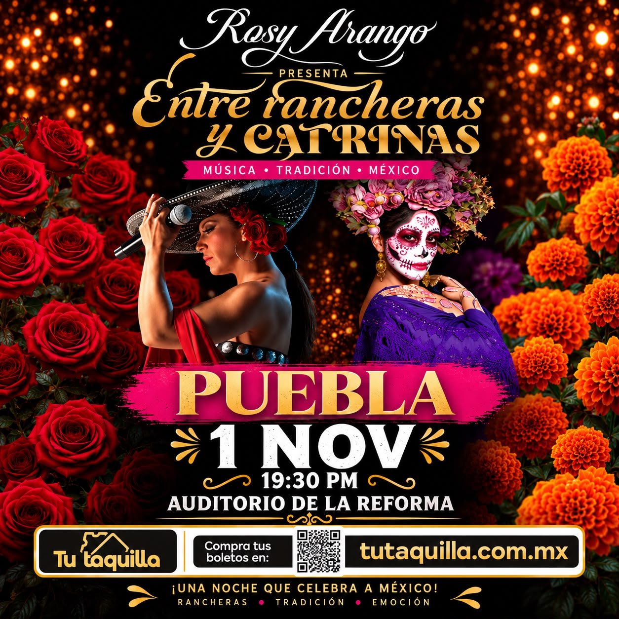 Gira Entre Rancheras y Catrinas. Rosy Arango. 2026